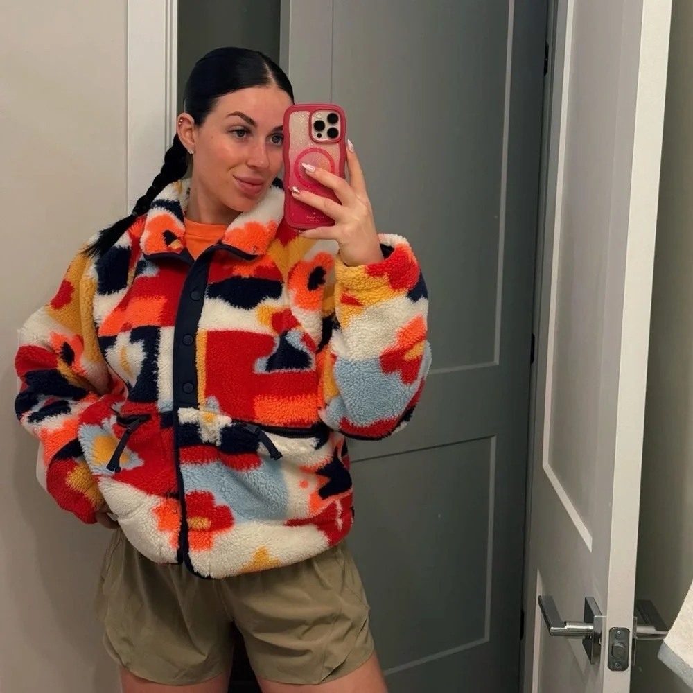 FREE PEOPLE NWT Coral Carpet Ski Jacket